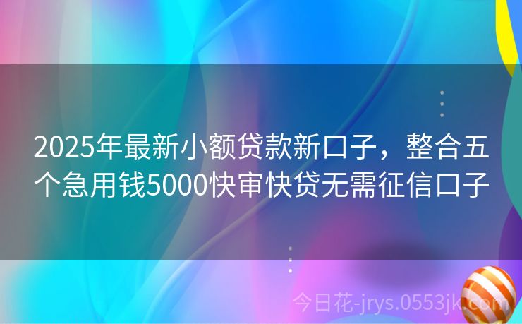 2025年首批易下款口子深度探索